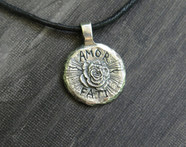 Silver Amor Fati Pendant - Image 2