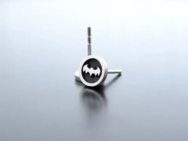 Silver Bat earrings