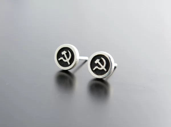 Hammer and sickle earrings - Image 2