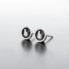 Silver Cat earrings - Image 3