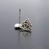 Valknut silver Earrings