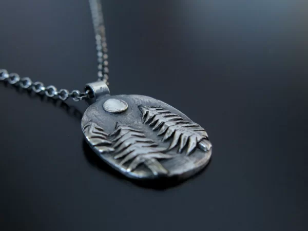 Pine forest silver pendant - Image 4