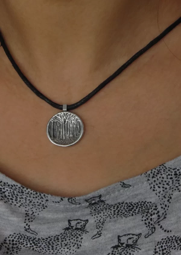 Forest silver pendant - Image 5