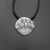 Silver city with roots pendant - Image 8