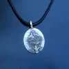 Stork's nest handmade silver pendant - Image 9