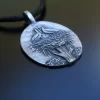 Stork's nest handmade silver pendant - Image 8