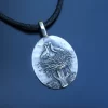 Stork's nest handmade silver pendant - Image 7