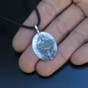 Stork's nest handmade silver pendant - Image 6