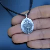 Stork's nest handmade silver pendant - Image 5