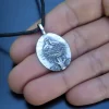 Stork's nest handmade silver pendant - Image 4