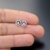 Yoga and meditation silver earrings - Image 3